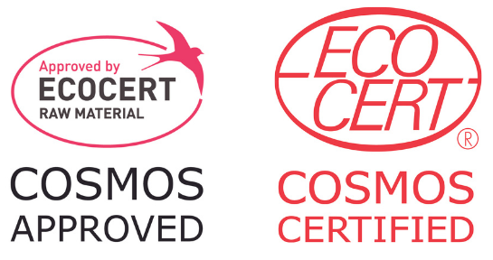 logo ecocert cosmos approved & certified